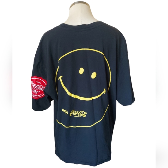 Coca Cola By PacSun Coke Happy Times T-Shirt - Picture 2 of 3